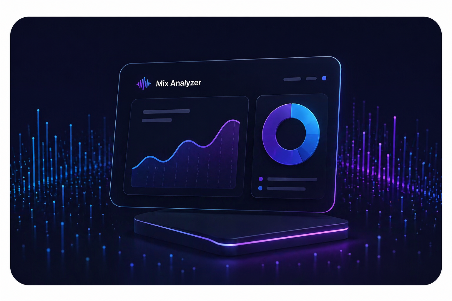 Mix Analyzer dashboard with mix analysis charts